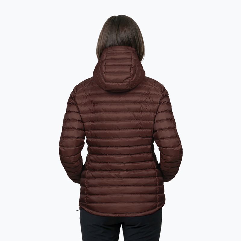 Пуховик жіночий Alpinus Kiruna brown 2