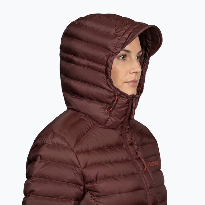 Пуховик жіночий Alpinus Kiruna brown 3