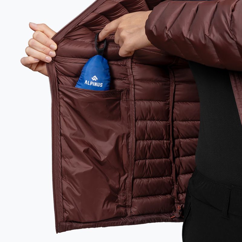 Пуховик жіночий Alpinus Kiruna brown 7