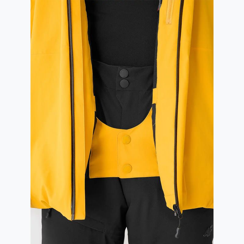 Куртка гірськолижна чоловіча 4F M0877 yellow 11