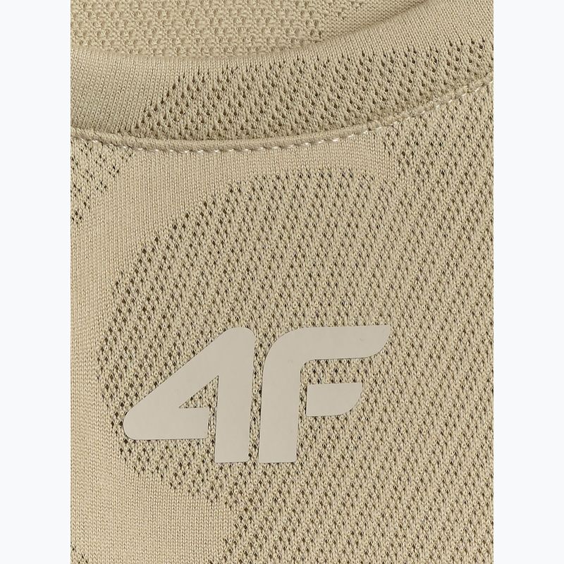Футболка для тренувань чоловіча 4F Athletic FNK M1777 beige 2