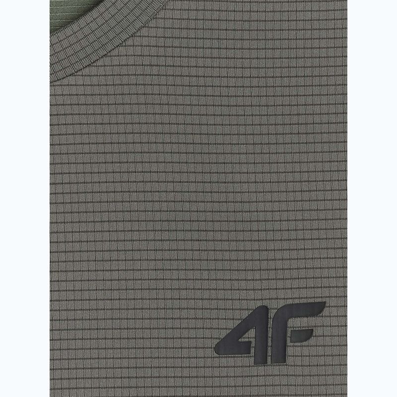 Футболка для тренувань чоловіча 4F Athletic FNK M1775 khaki 2