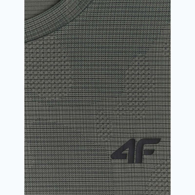 Футболка для тренувань чоловіча 4F Athletic FNK M1778 khaki allover 2
