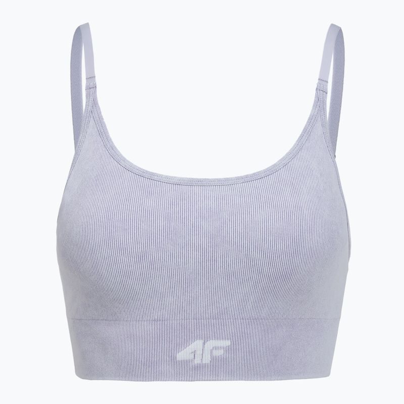 Бюстгальтер для тренувань 4F Solar Punk F203 violet allover 8