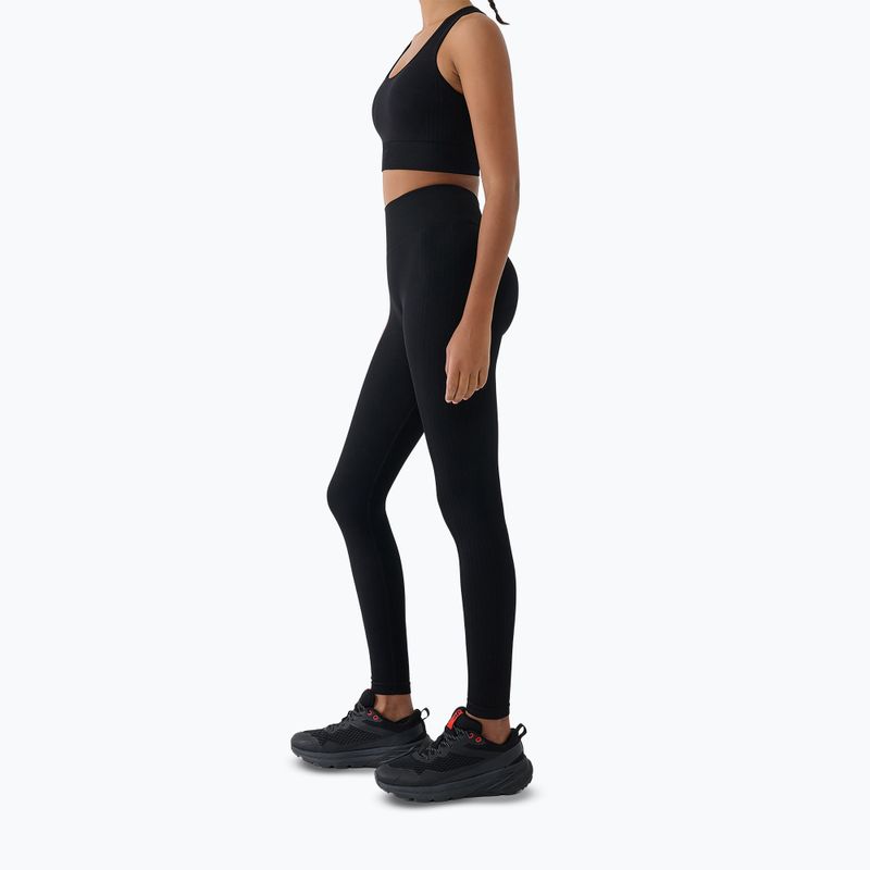 Легінси для тренувань жіночі 4F Multiactive FNK F420 deep black 4