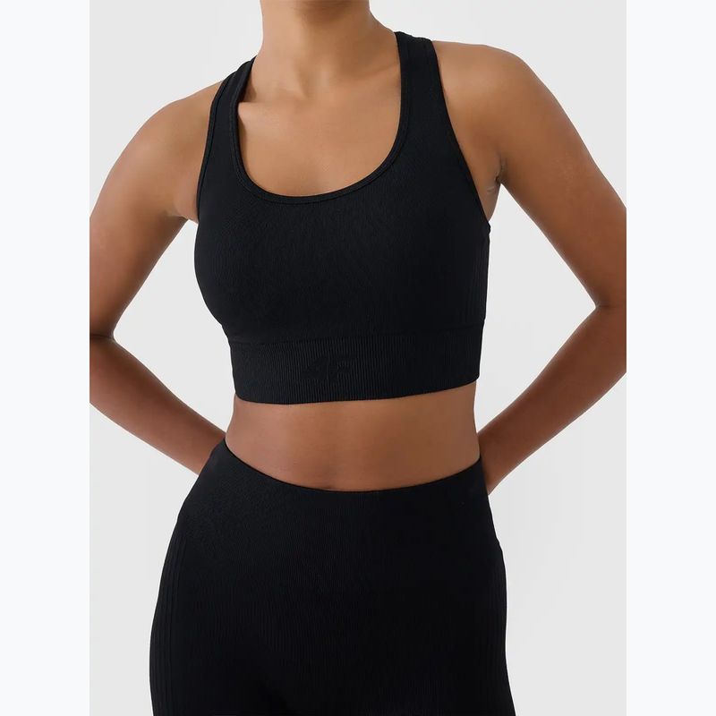 Бюстгальтер для тренувань 4F Multiactive F242 deep black 4