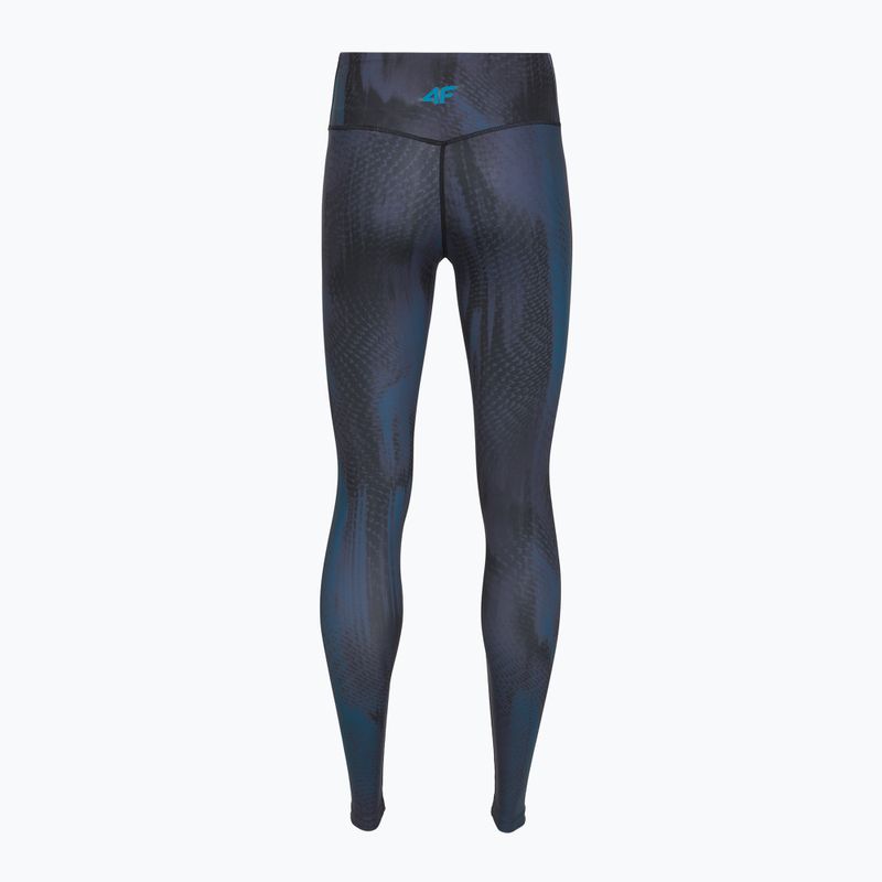 Легінси для тренувань жіночі 4F Solar Punk FNK F454 sea green allover 10