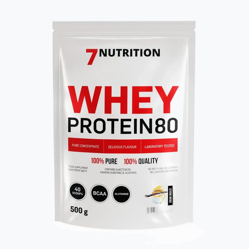 Whey 7Nutrition Protein 80 500г крем брюле 7Nu000260