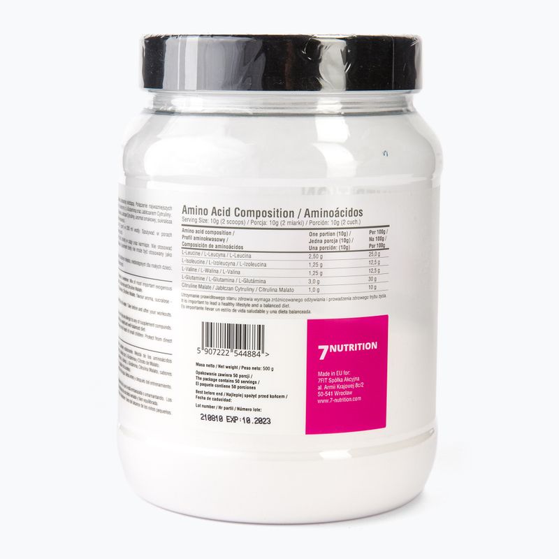 BCAA Master 7Nutrition амінокислоти 500г малина 7Nu000333 3