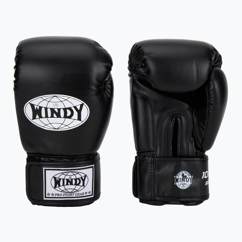 Рукавиці боксерські WINDY Classic Synthetic Leather black