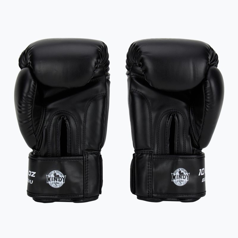 Рукавиці боксерські WINDY Classic Synthetic Leather black 3