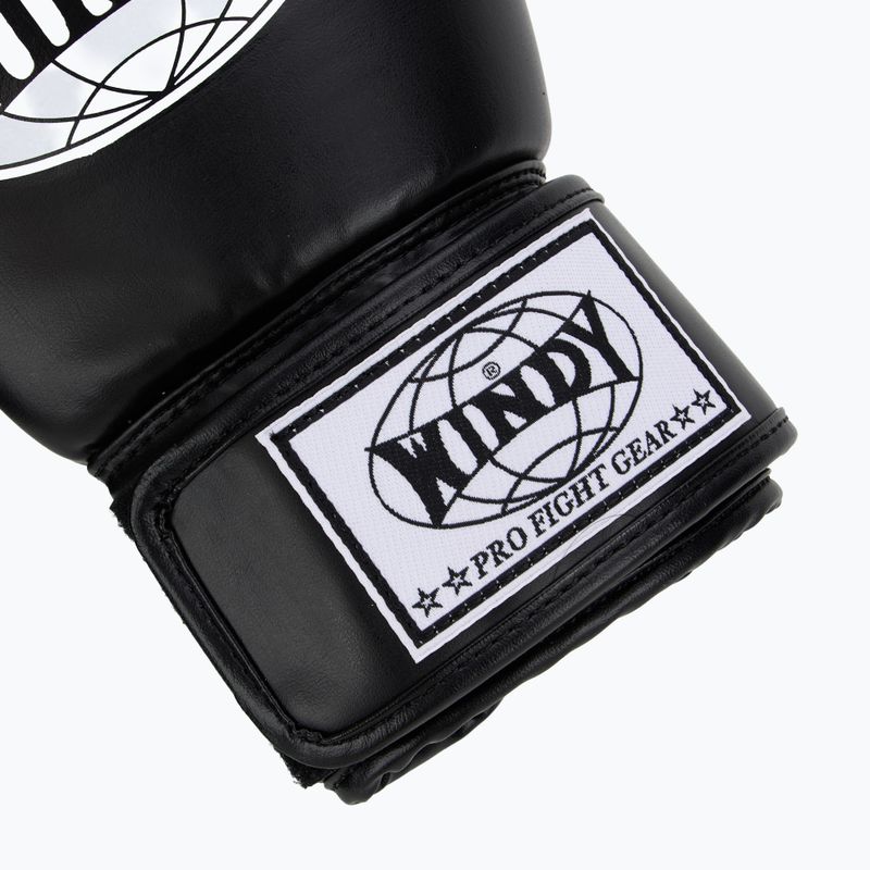 Рукавиці боксерські WINDY Classic Synthetic Leather black 6