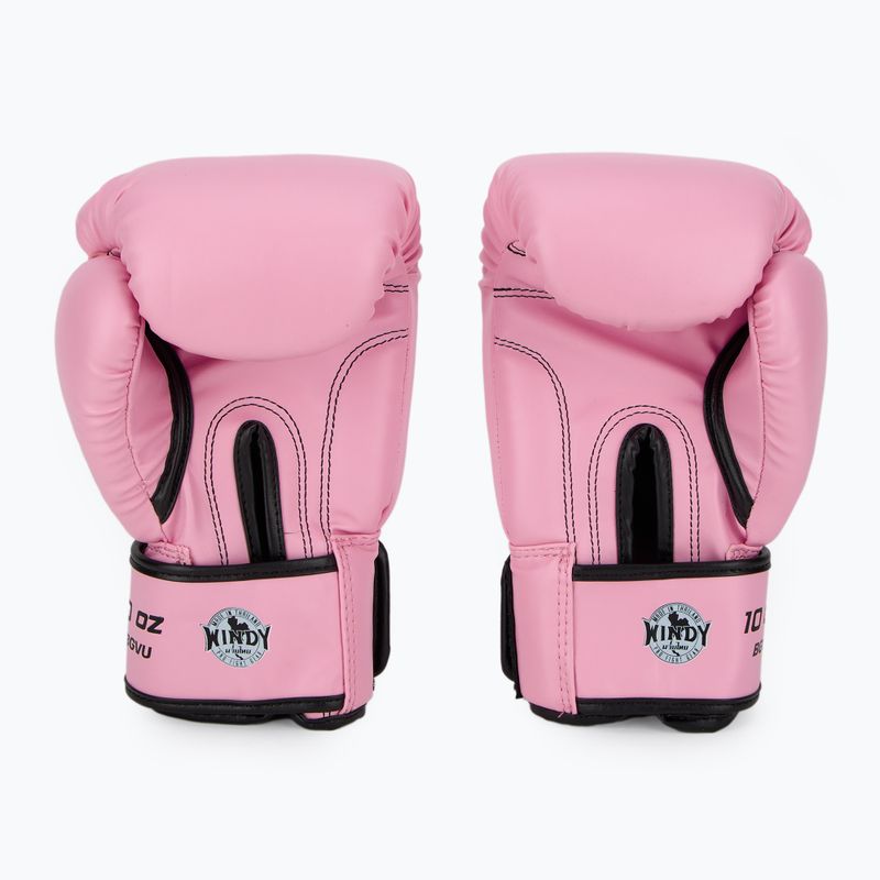 Рукавиці боксерські WINDY Classic Synthetic Leather pink 3