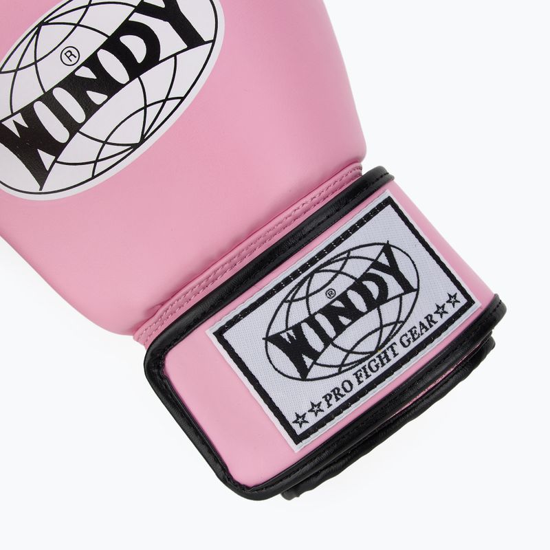 Рукавиці боксерські WINDY Classic Synthetic Leather pink 6