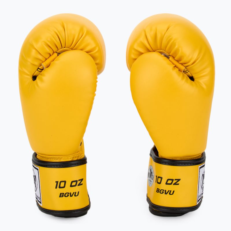 Рукавиці боксерські WINDY Classic Synthetic Leather yellow 4