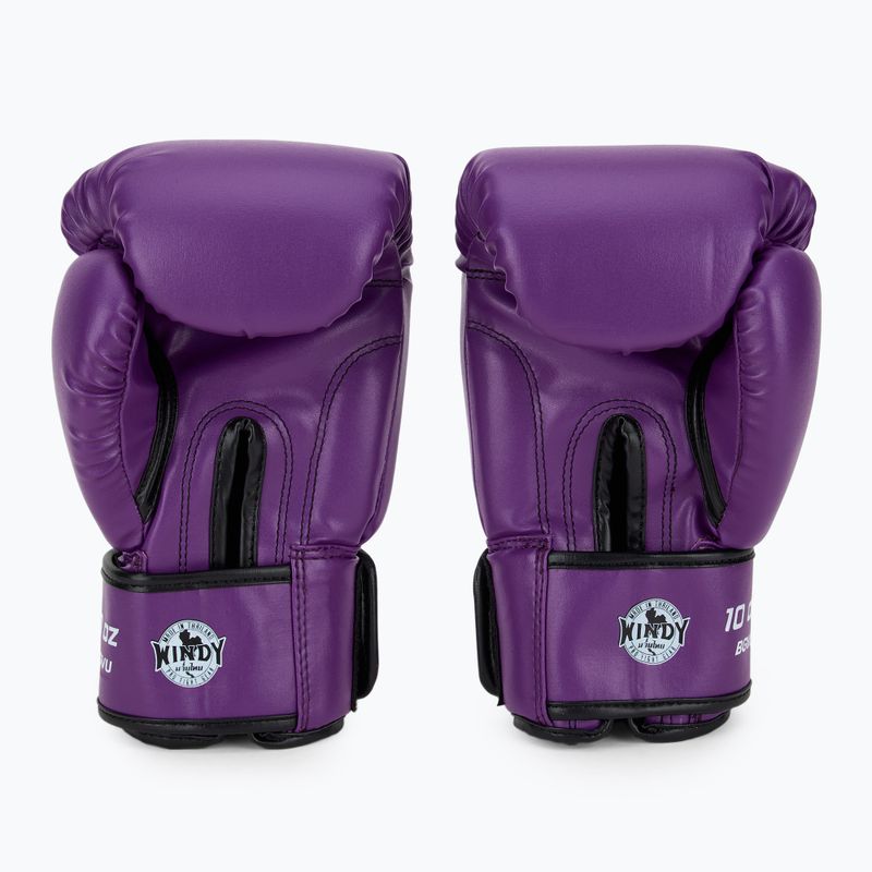Рукавиці боксерські WINDY Classic Synthetic Leather purple 3