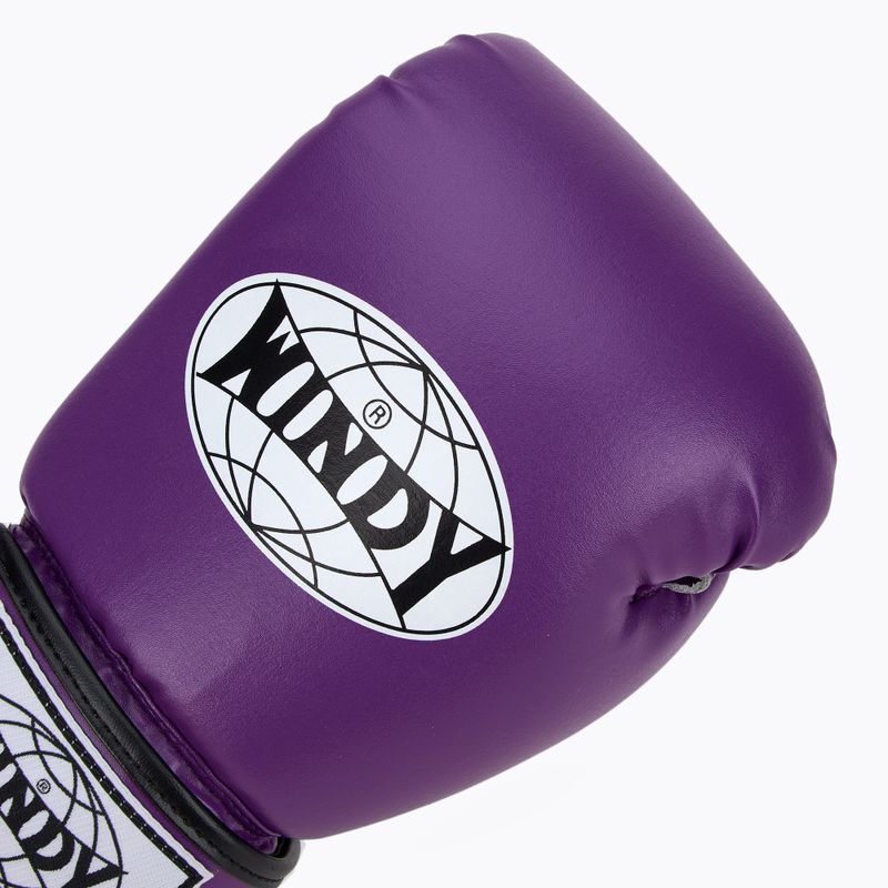 Рукавиці боксерські WINDY Classic Synthetic Leather purple 5