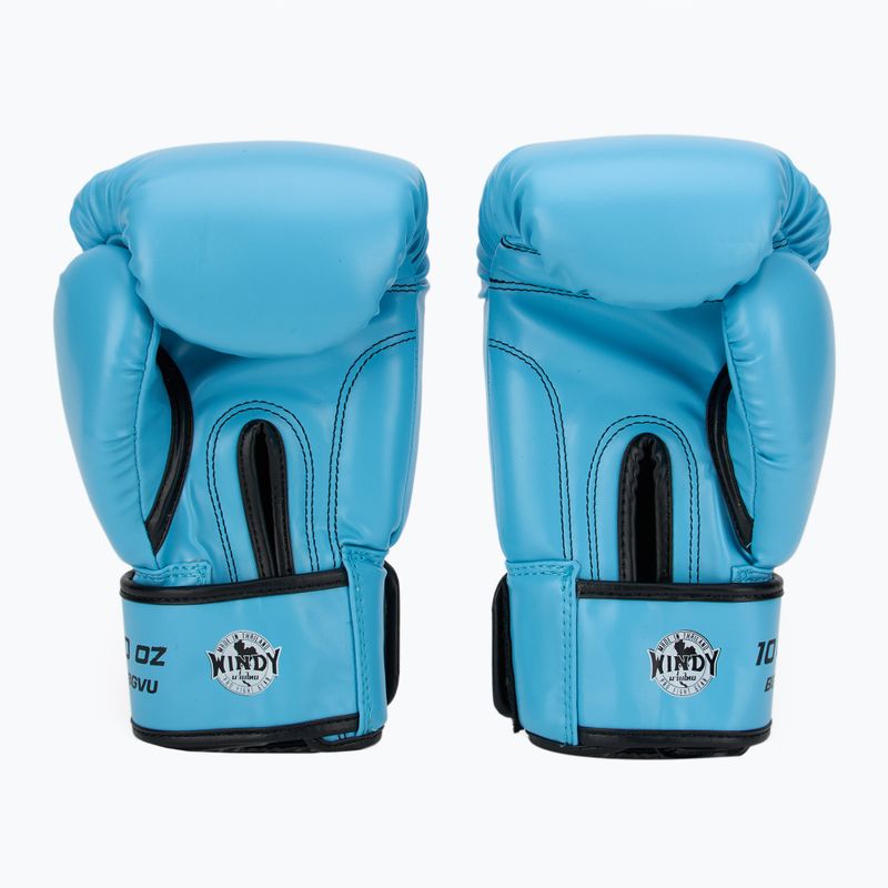 Рукавиці боксерські WINDY Classic Synthetic Leather sky blue 3