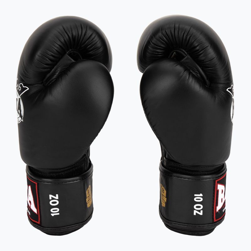 Рукавиці боксерські RAJA BOXING Single Standard Genuine Leather black 3