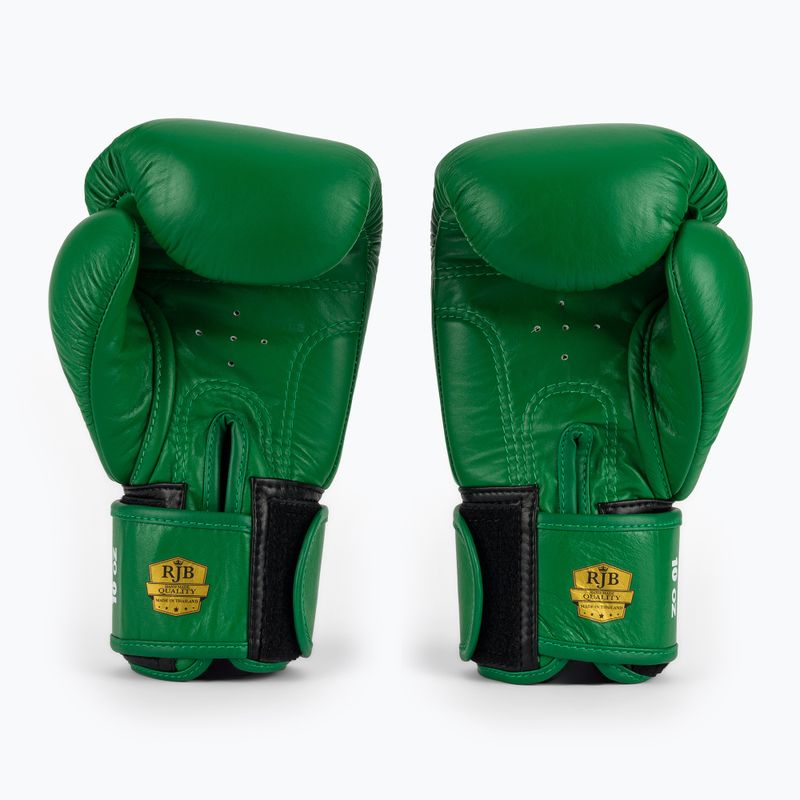 Рукавиці боксерські RAJA BOXING Single Standard Genuine Leather green 3