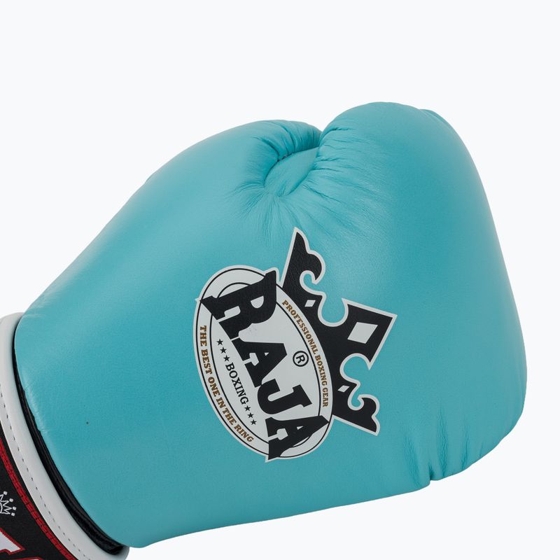 Рукавиці боксерські RAJA BOXING Single Standard Genuine Leather light blue 5