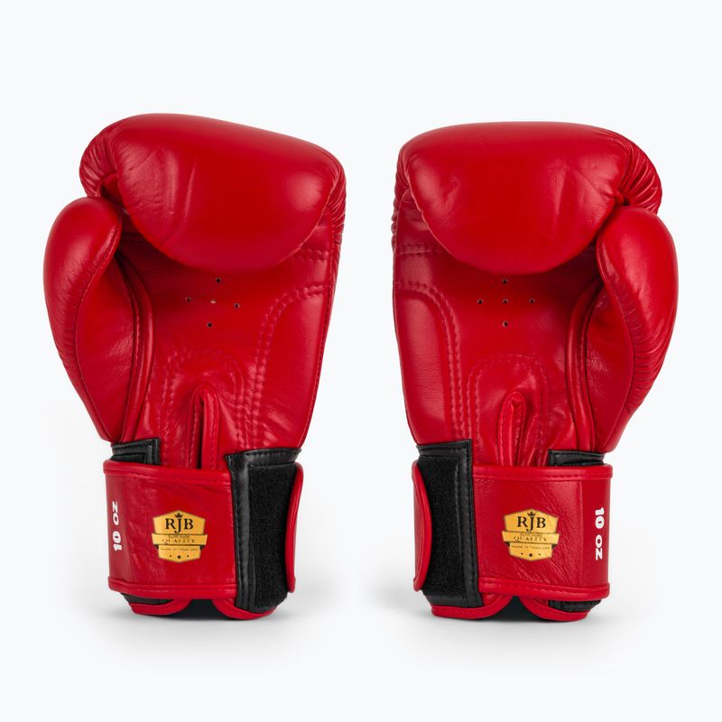 Рукавиці боксерські RAJA BOXING Single Standard Genuine Leather red 3