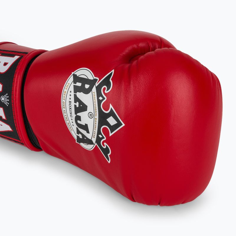 Рукавиці боксерські RAJA BOXING Single Standard Genuine Leather red 5