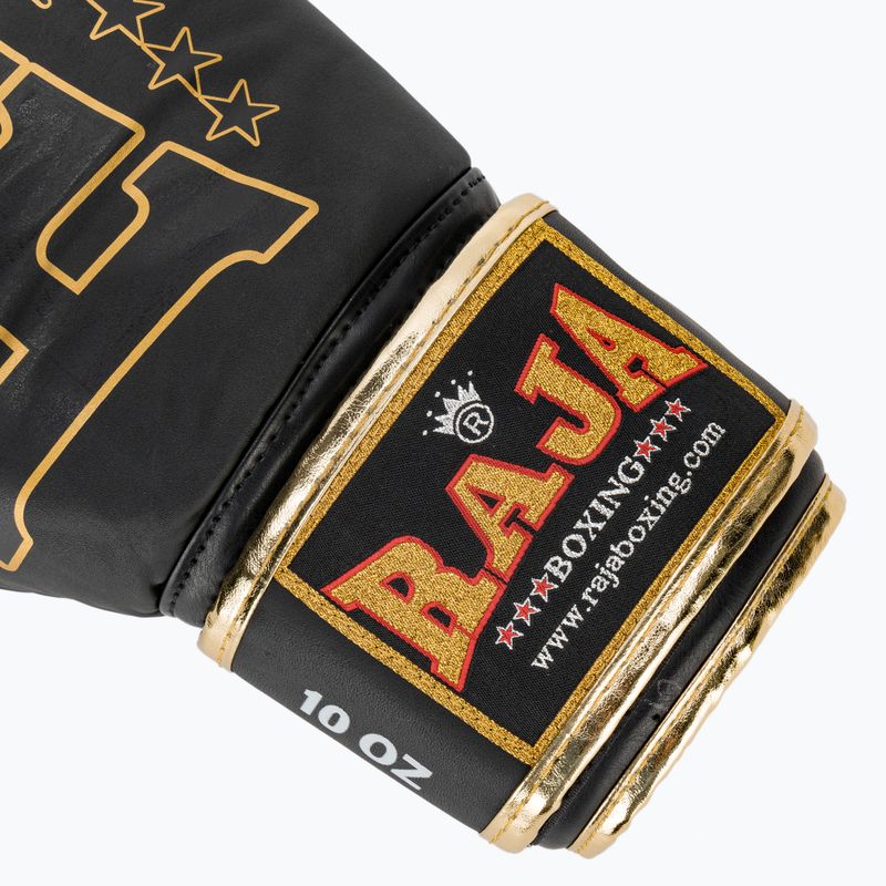 Рукавиці боксерські RAJA BOXING Origin Standard Genuine Leather black 6