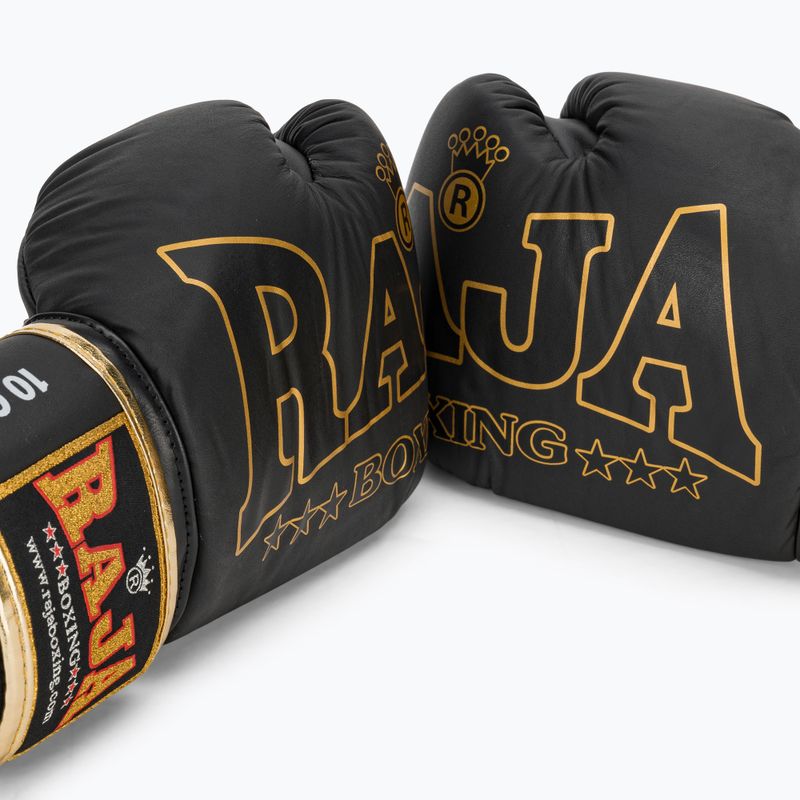 Рукавиці боксерські RAJA BOXING Origin Standard Genuine Leather black 7