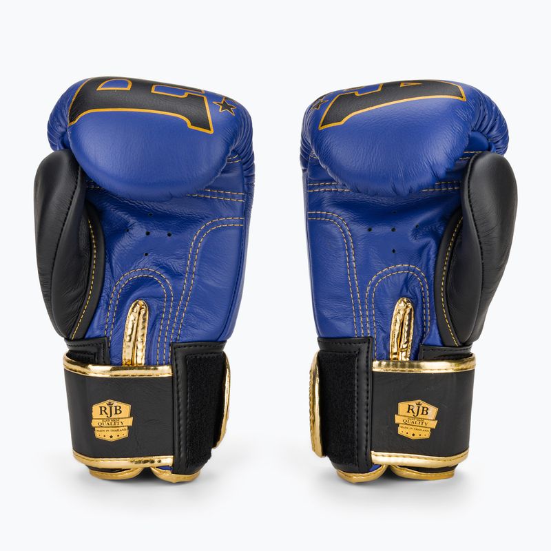 Рукавиці боксерські RAJA BOXING Origin Standard Genuine Leather blue 3