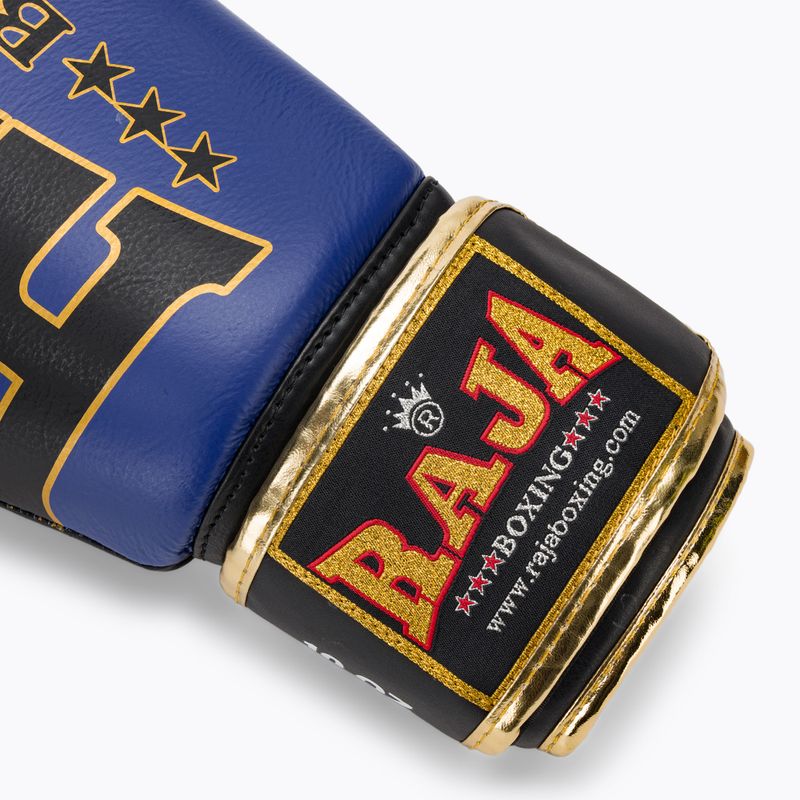 Рукавиці боксерські RAJA BOXING Origin Standard Genuine Leather blue 6