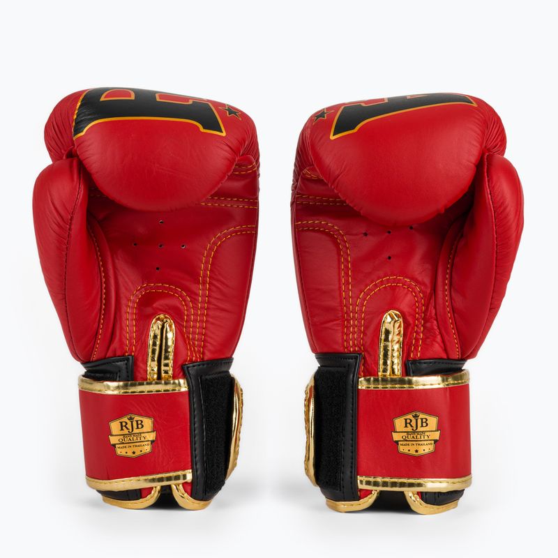 Рукавиці боксерські RAJA BOXING Origin Standard Genuine Leather red 3