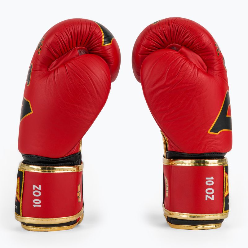Рукавиці боксерські RAJA BOXING Origin Standard Genuine Leather red 4