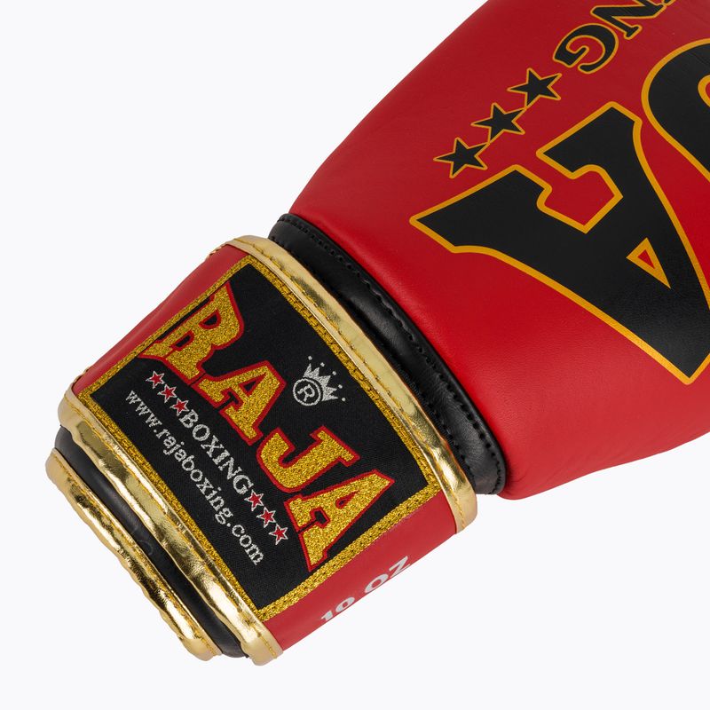 Рукавиці боксерські RAJA BOXING Origin Standard Genuine Leather red 6