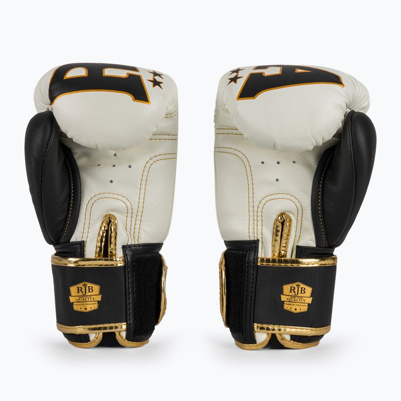 Рукавиці боксерські RAJA BOXING Origin Standard Genuine Leather white 3