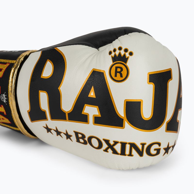 Рукавиці боксерські RAJA BOXING Origin Standard Genuine Leather white 5