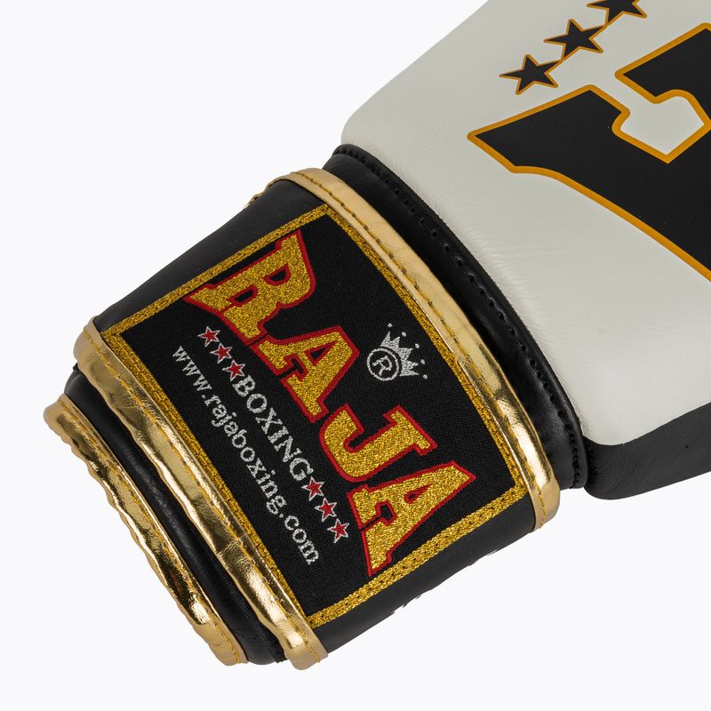 Рукавиці боксерські RAJA BOXING Origin Standard Genuine Leather white 6
