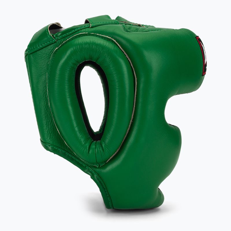 Шолом боксерський RAJA BOXING Genuine Leather green 2