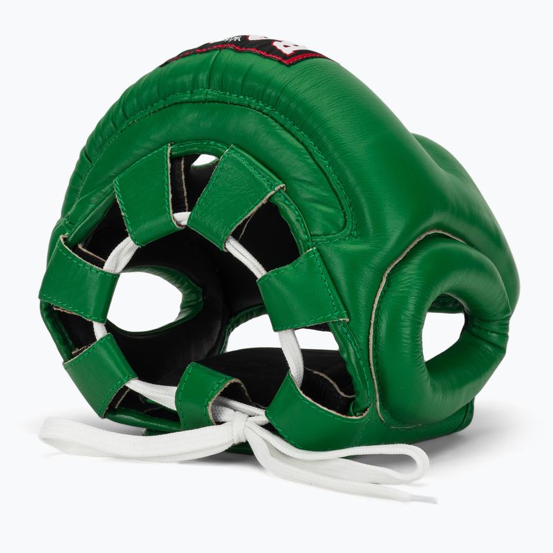 Шолом боксерський RAJA BOXING Genuine Leather green 6