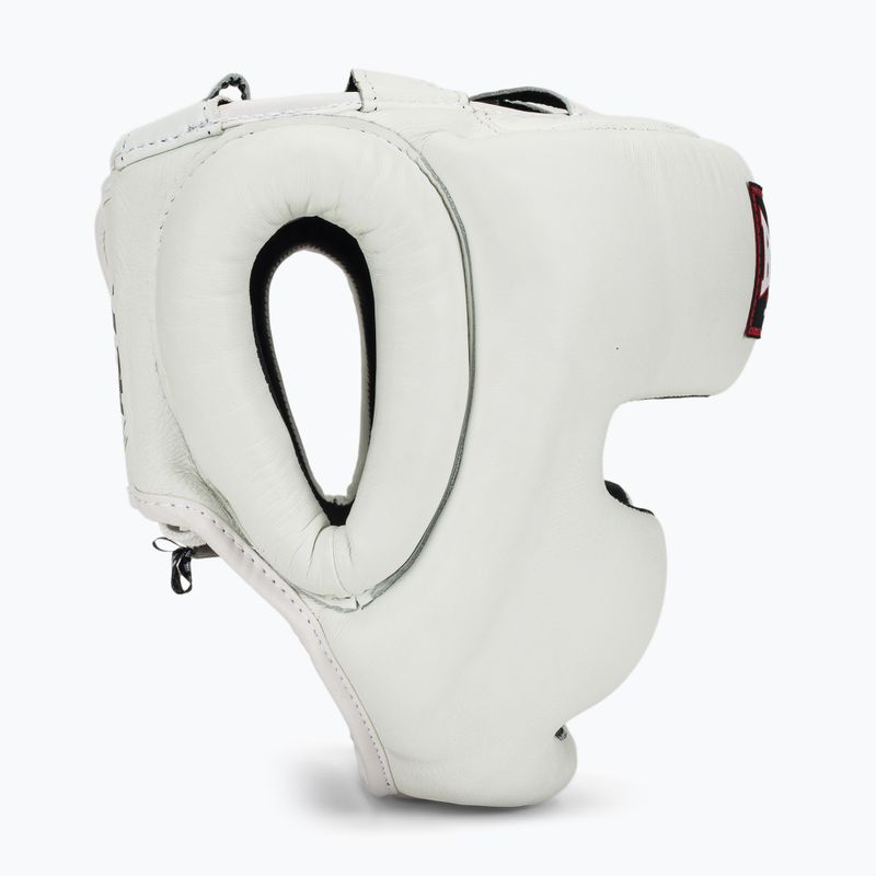 Шолом боксерський RAJA BOXING Genuine Leather white 2