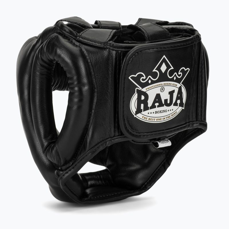 Шолом боксерський RAJA BOXING Semi Leather black 3