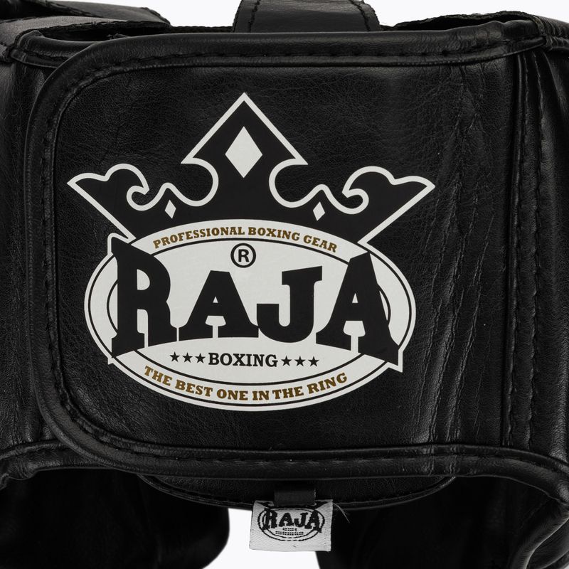 Шолом боксерський RAJA BOXING Semi Leather black 5