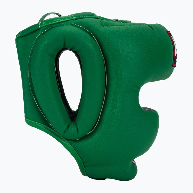 Шолом боксерський RAJA BOXING Semi Leather green 2