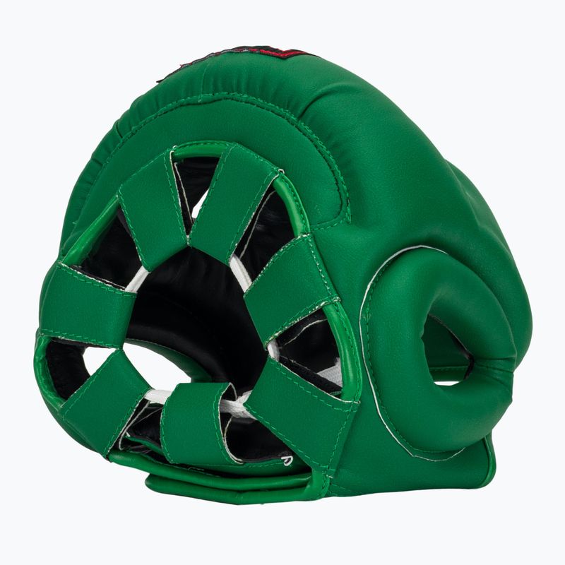 Шолом боксерський RAJA BOXING Semi Leather green 6