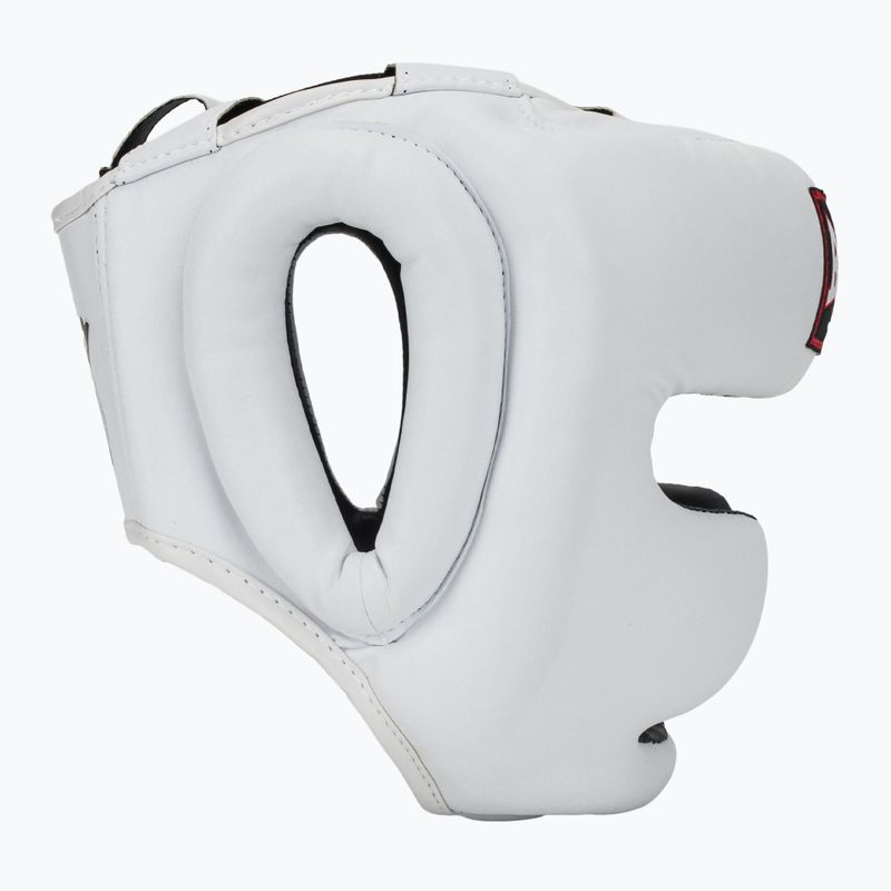 Шолом боксерський RAJA BOXING Semi Leather white 2