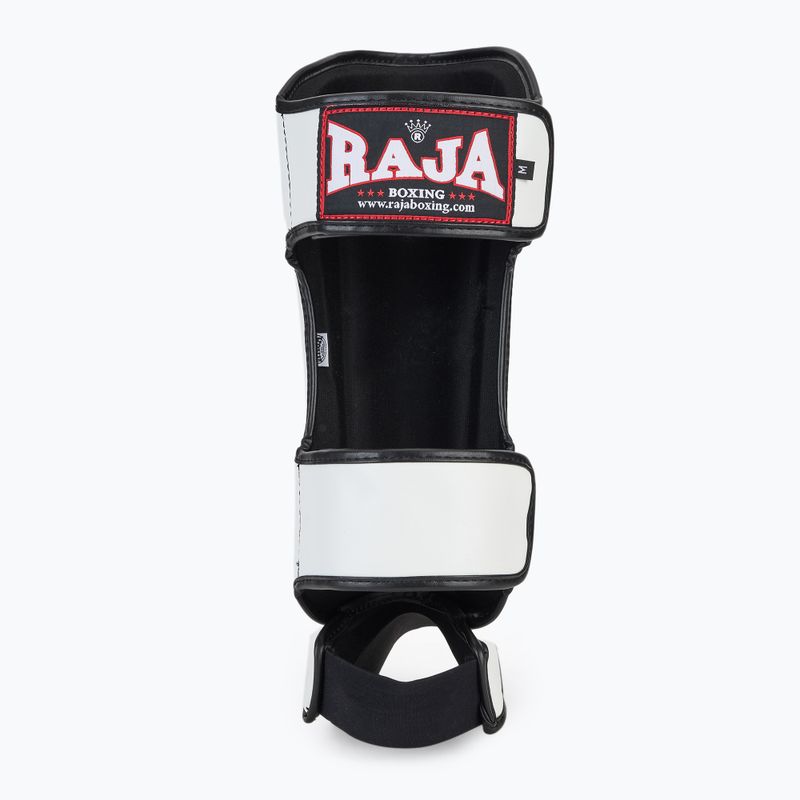 Захист гомілок та стоп RAJA BOXING Lightweight Shin Guards Semi Leather white 5