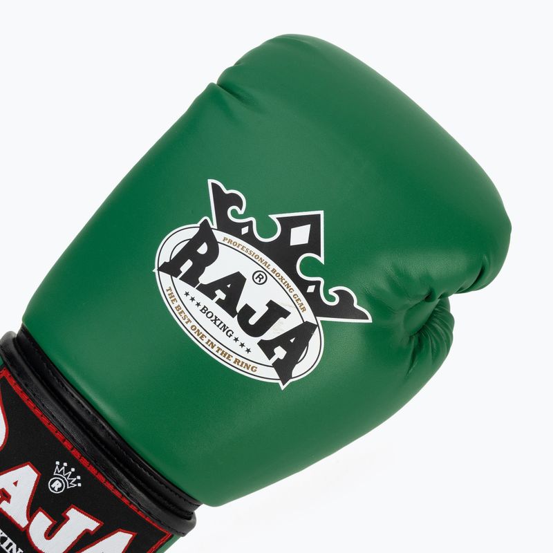 Боксерські рукавиці RAJA BOXING Single Semi Leather green 5