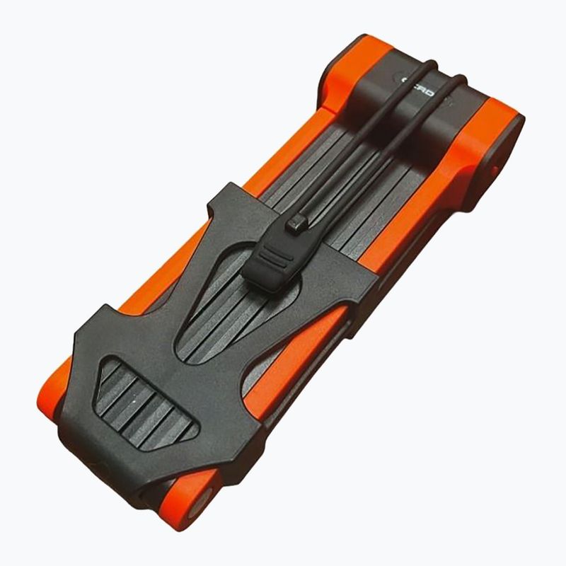 Замок велосипедний GERDA Fold 1200W Neo foldable black/orange 4