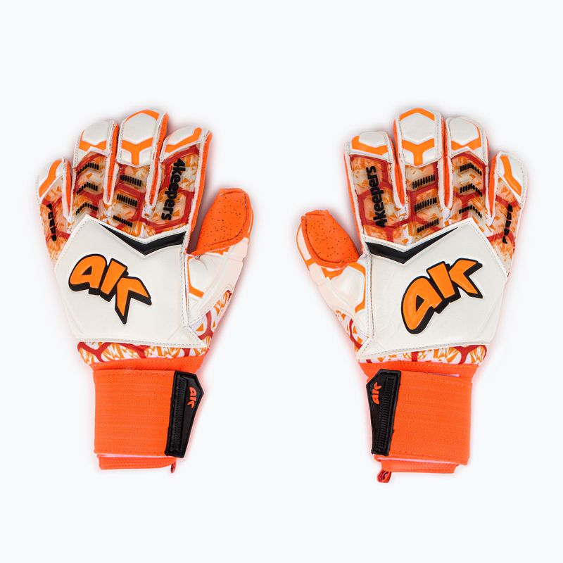 Рукавиці воротарські 4keepers Force V 2.20 RF білі/помаранчеві