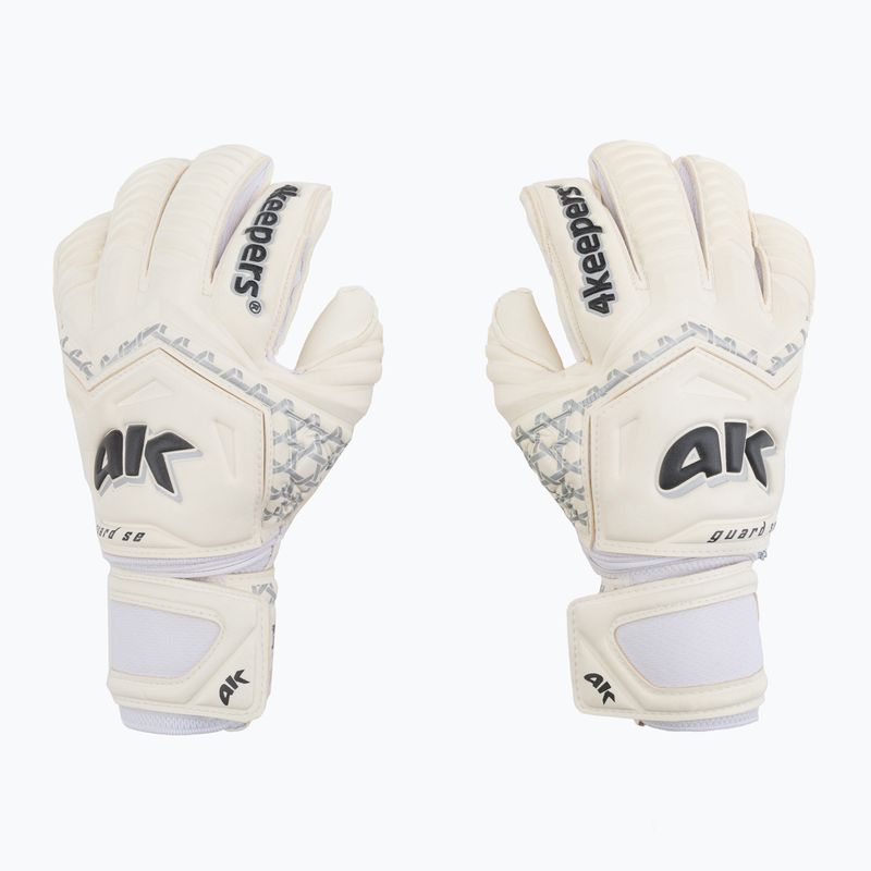 Рукавиці воротарські 4keepers Guard Classic MF білі/чорні